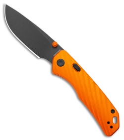 Vosteed Marten Top Liner Lock Knife Orange Aluminum (3" Black SW 154CM)