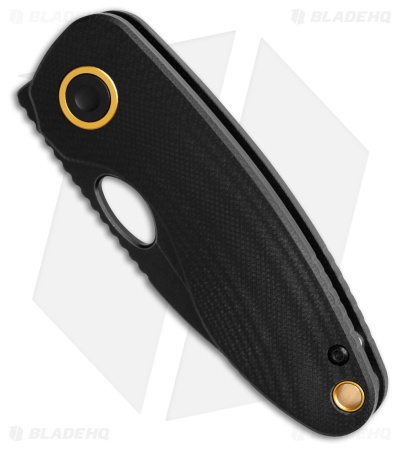 Vosteed Mini Acorn Liner Lock Knife Black G-10 (2.5" Black SW 14C28N)