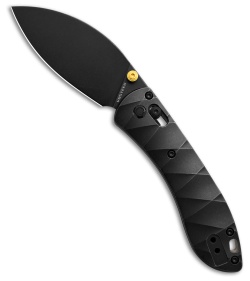 Vosteed Mini Nightshade Crossbar Lock Knife Titanium (2.75" Black SW S35VN)