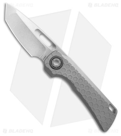 Vosteed Nymble Vanchor Lock Knife Gray Titanium (3.25" Stonewash Elmax)