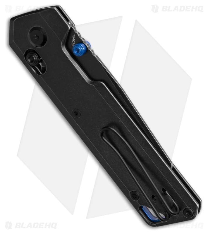 Vosteed Parallel Crossbar Lock Knife Black Titanium (3" Black SW) A3501