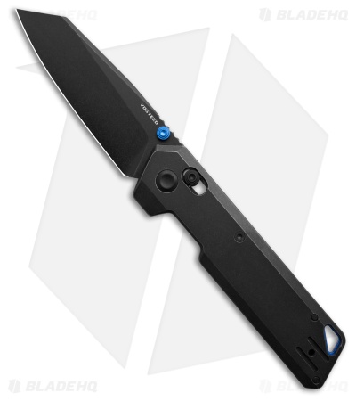 Vosteed Parallel Crossbar Lock Knife Black Titanium (3" Black SW) A3501