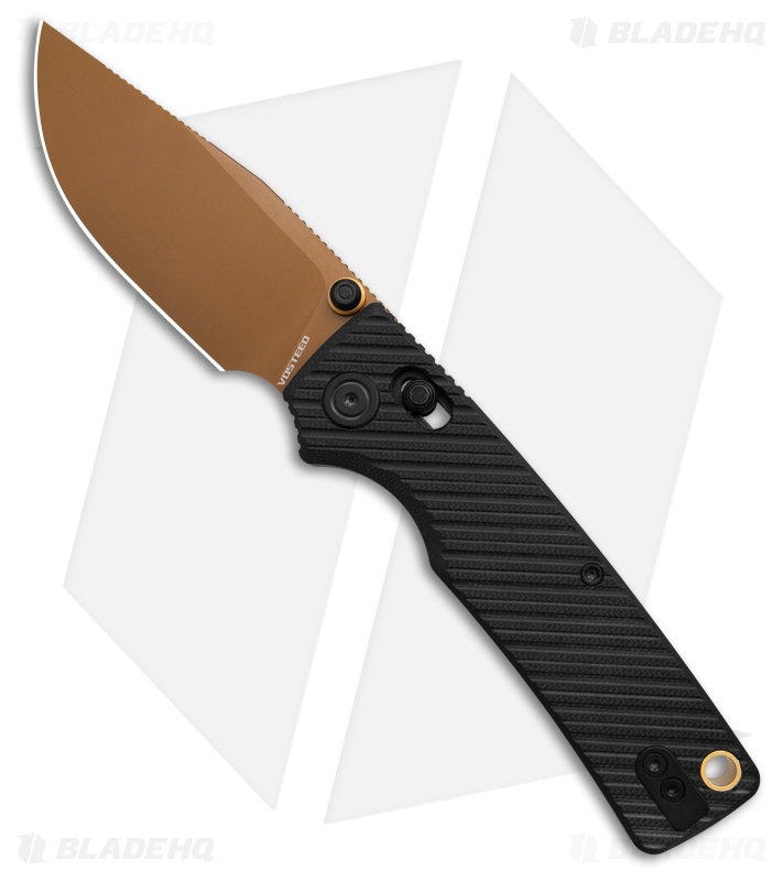 Vosteed Porcupine ModSwap Crossbar Lock Knife Black G-10 (3.13" Copper Dune)