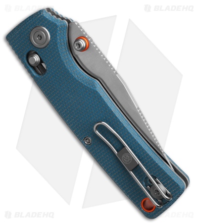 Vosteed Porcupine ModSwap Crossbar Lock Knife Blue Micarta (3" Satin)