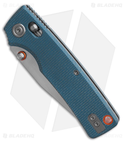 Vosteed Porcupine ModSwap Crossbar Lock Knife Blue Micarta (3" Satin)