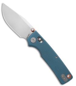Vosteed Porcupine ModSwap Crossbar Lock Knife Blue Micarta (3" Satin)