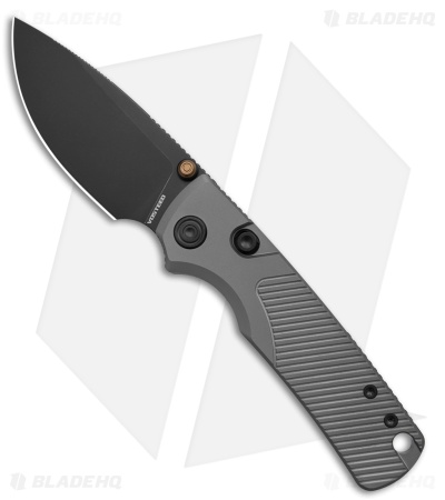 Vosteed Porcupine TiSlim Top Liner Lock Knife Dim Gray Ti (3" Black SW 154CM)