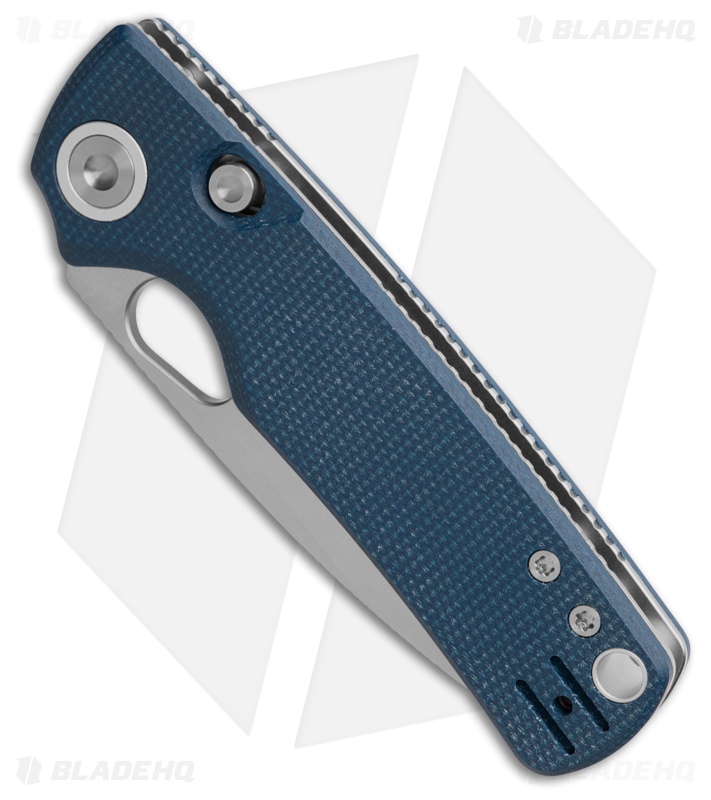 Vosteed Porcupine Top Liner Lock Knife Blue Micarta (3" Satin)