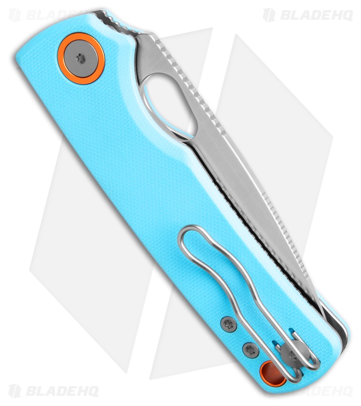 Vosteed Porcupine Top Liner Lock Knife Sky Blue G-10 (3" Satin 14C28N)