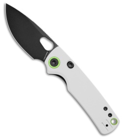 Vosteed Porcupine Top Liner Lock Knife White G-10 (3" Black Stonewash)