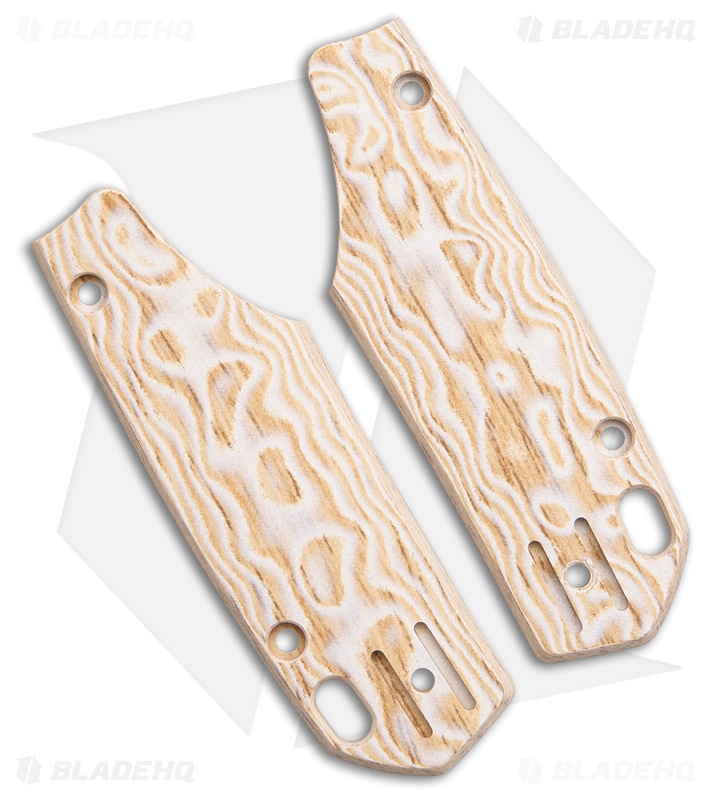 Vosteed Psyop 299 Replacement Handle Inlays | Ivory Drift Bamboo