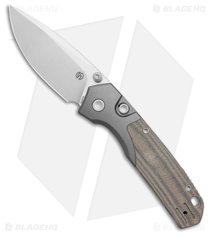 Vosteed Psyop 299 Knife Green Norplex UltreX Micarta SW