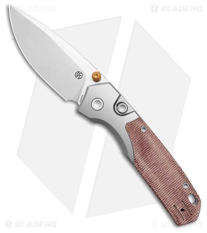 Vosteed Psyop 299 Knife Red Norplex UltreX Micarta SW