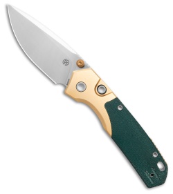 Vosteed Psyop 299 Top Liner Lock Knife Teal Norplex UltreX Micarta (3" Satin)