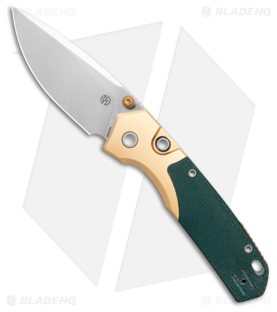 Vosteed Psyop 299 Top Liner Lock Knife Teal Norplex UltreX Micarta (3" Satin)