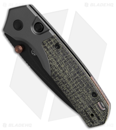 Vosteed Psyop 299 Top Liner Lock Knife Ti/Black UltreX Micarta (3" Black SW)
