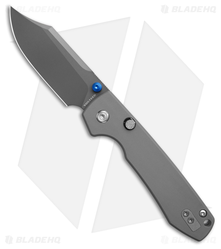 Vosteed Raccoon Bowie Top Liner Lock Knife Gray G-10 (3.25" Destroyer Gray)