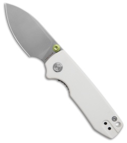 Vosteed Raccoon Cub Liner Lock Knife White G-10 (2.4" Satin 14C28N)