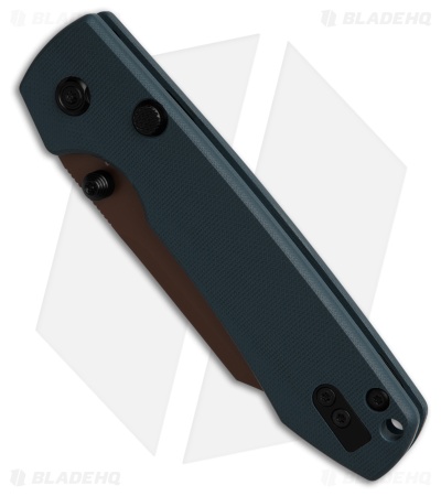 Vosteed Raccoon Top Liner Lock Lock Knife Blue G-10 (3.2" Copper Dune)