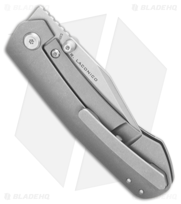 Vosteed Vallhund Frame Lock Knife Stonewash Titanium (3" Stonewash S35VN)