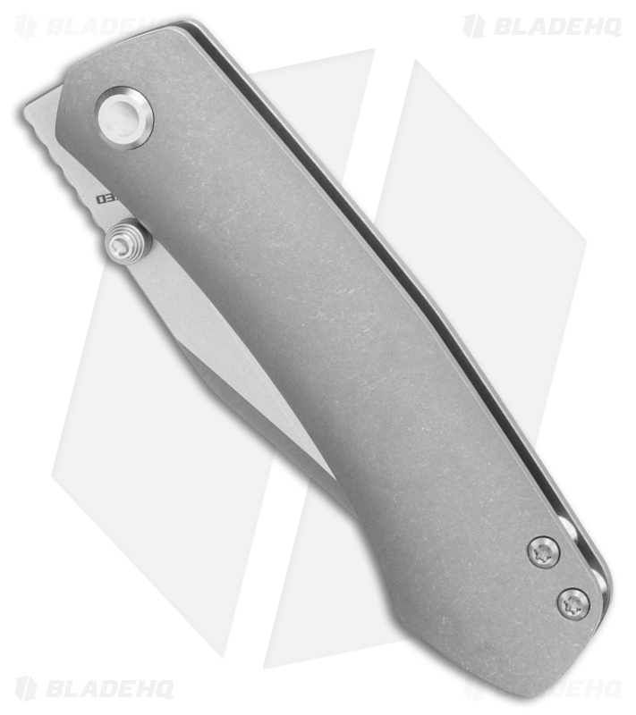 Vosteed Vallhund Frame Lock Knife Stonewash Titanium (3" Stonewash S35VN)