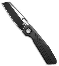 Vosteed Xeno Vanchor Lock Knife Black Titanium (3.2" Ti PVD + Horizontal Satin)