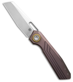 Vosteed Xeno Vanchor Lock Knife Dark Reddish-Purple Titanium (3.2" Satin)
