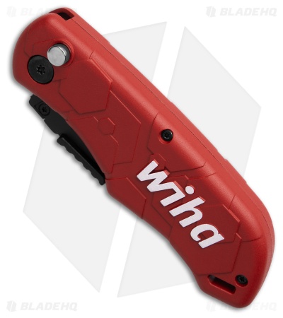 Wiha FlipLoc Utility Knife Red Die-Cast - 43045