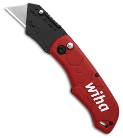 Wiha FlipLoc Utility Knife Red Die-Cast - 43045