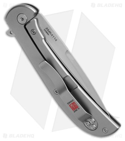 Al Mar Ultralight Falcon Frame Lock Knife Titanium (3.25" Satin)