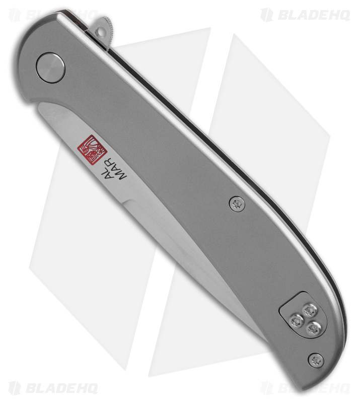 Al Mar Ultralight Falcon Frame Lock Knife Titanium (3.25" Satin)