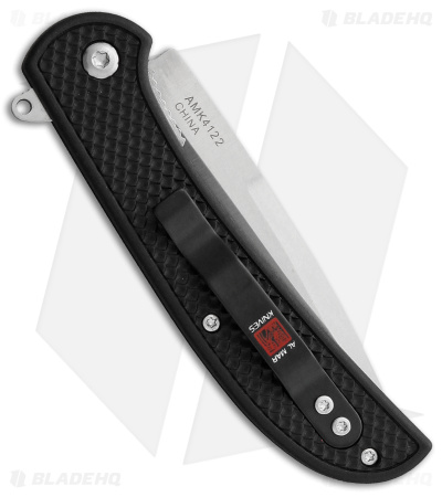 Al Mar Ultralight Hawk Liner Lock Knife Black FRN (2.75" Satin)