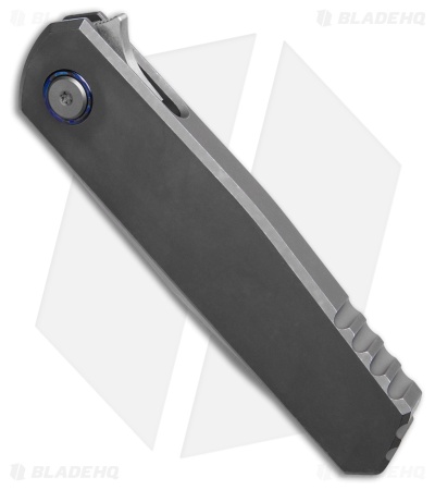 Alliance Designs EZE 2.0 Frame Lock Knife Dark Titanium (3.25" Satin)  