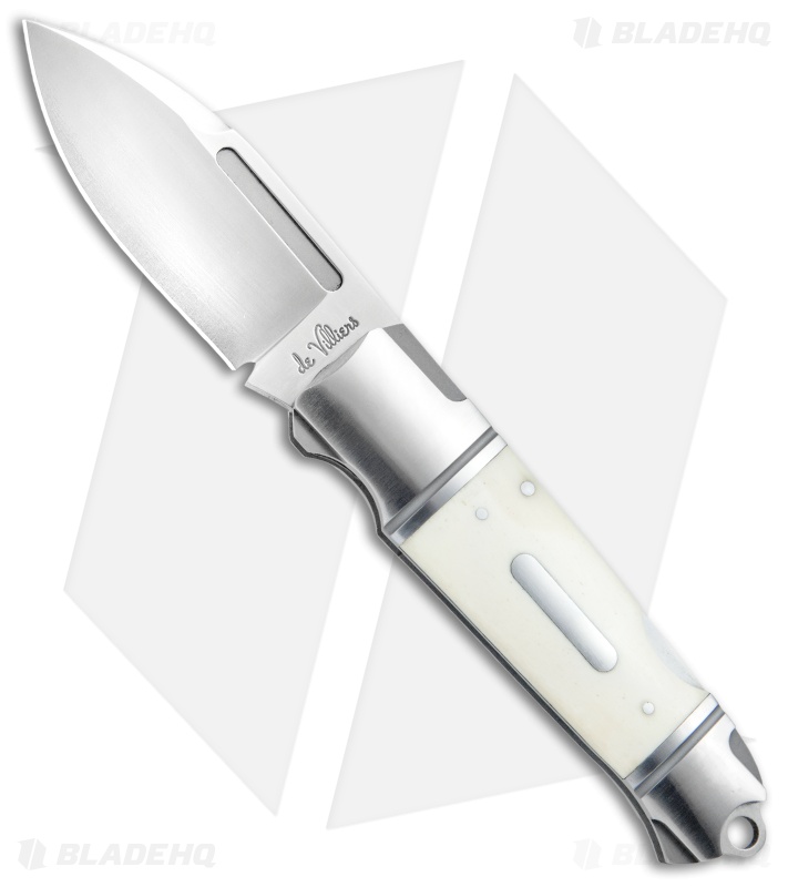 Andre de Villiers Impi Lockback Knife Bone (3.1" Satin) AdV