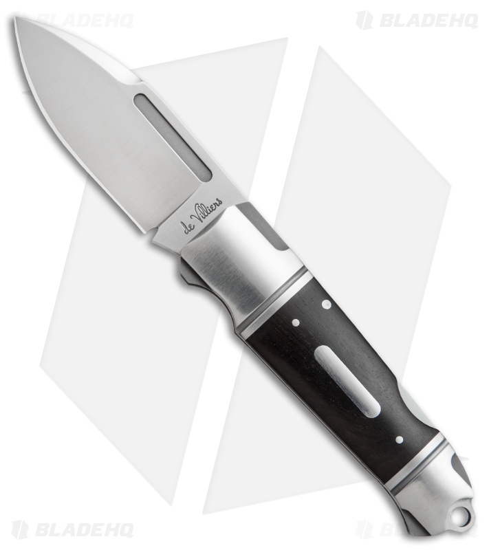 Andre de Villiers Impi Lockback Knife Ebony (3.1" Satin) AdV