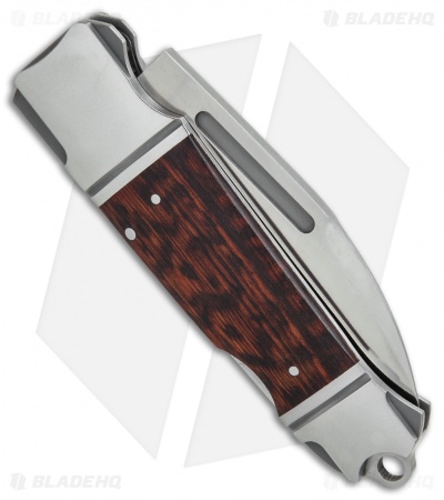 Andre de Villiers Impi Lockback Knife Snakewood (3.1" Satin) AdV