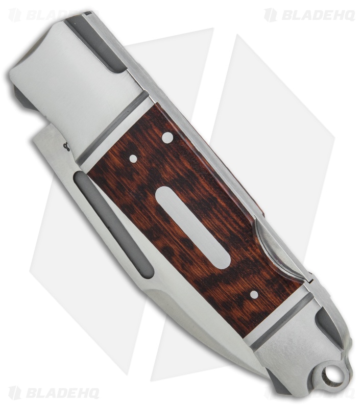 Andre de Villiers Impi Lockback Knife Snakewood (3.1" Satin) AdV