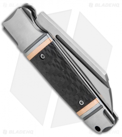 Andre de Villiers Pocket Butcher Slip Joint Knife CF/Copper (2.9" Satin) AdV