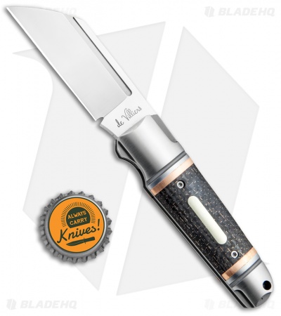 Andre de Villiers Pocket Butcher Slip Joint Knife LSCF/Copper (2.9" Satin) AdV