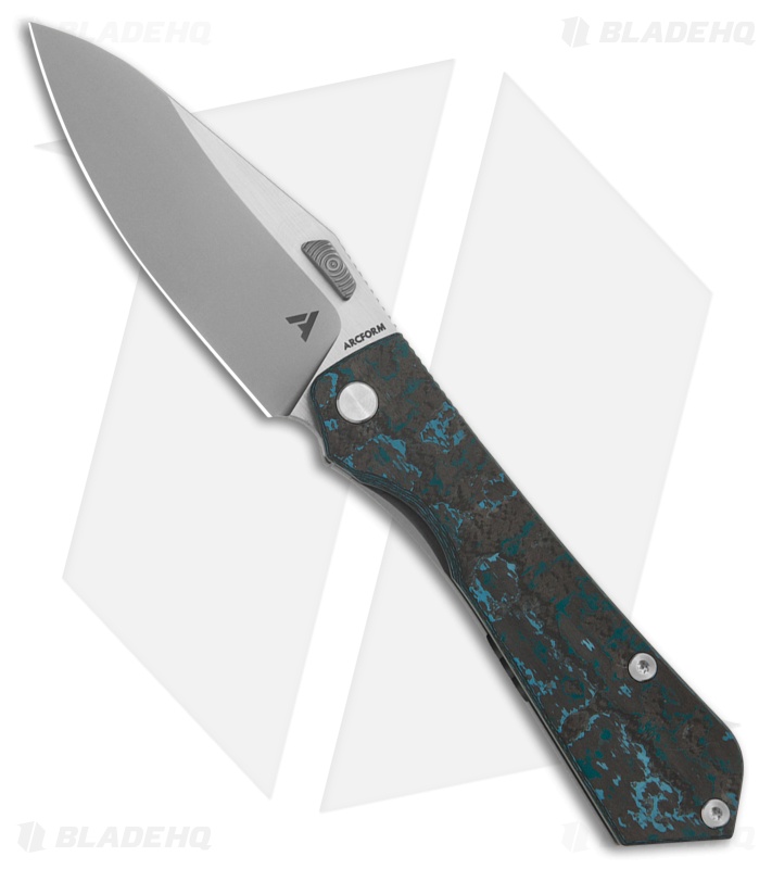 Arcform Theory Frame Lock Knife Arctic Storm Fat Carbon/Ti (3.5" BB/Satin)