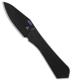 Arcform Theory Frame Lock Knife Black Titanium w/Purple Accents (3.5" Black)