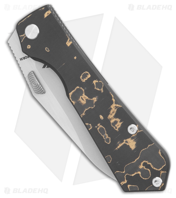 Arcform Theory Frame Lock Knife Gold Camo Fat Carbon (3.5" BB/Satin)