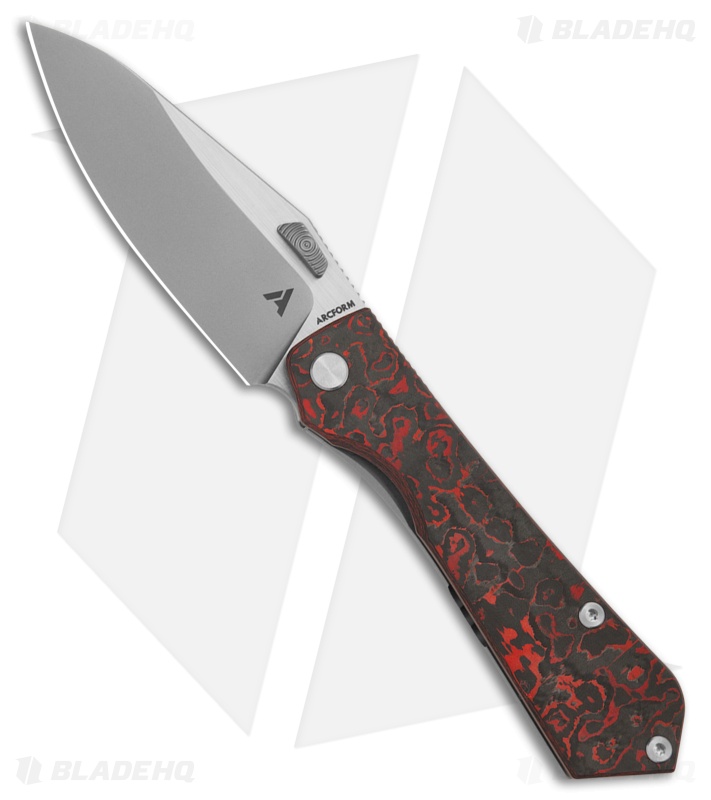 Arcform Theory Frame Lock Knife Lava Flow Fat Carbon/Ti (3.5" BB/Satin)