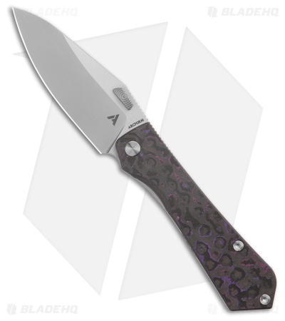 Arcform Theory Knife Purple Haze Fat Carbon/Ti M390 Satin
