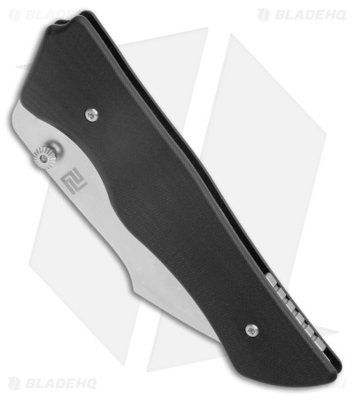 Artisan Cutlery Ahab Liner Lock Knife Black G-10 (3.75" Satin)