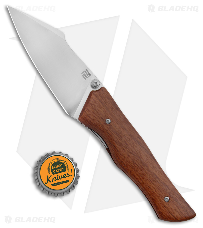 Artisan Cutlery Ahab Liner Lock Knife Wood (3.75" Satin)