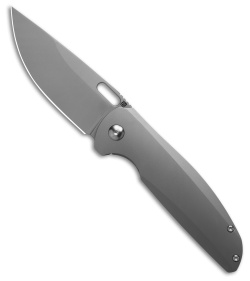 Artisan Cutlery Satyr Frame Lock Knife Textured Titanium (3.4" Bead Blast)