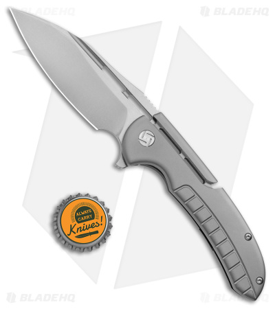 Artisan Cutlery Valor Frame Lock Knife Gray Titanium (3.5" Satin)