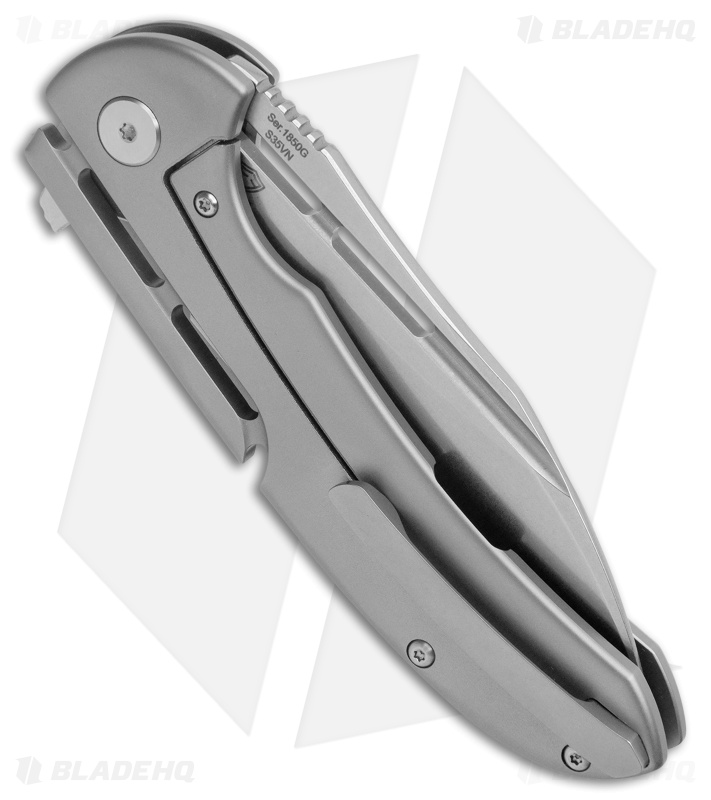 Artisan Cutlery Valor Frame Lock Knife Gray Titanium (3.5" Satin)