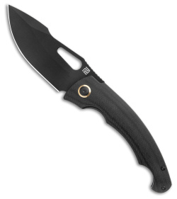 Artisan Cutlery Xcellerator Liner Lock Knife Black Micarta (3.86" Black)